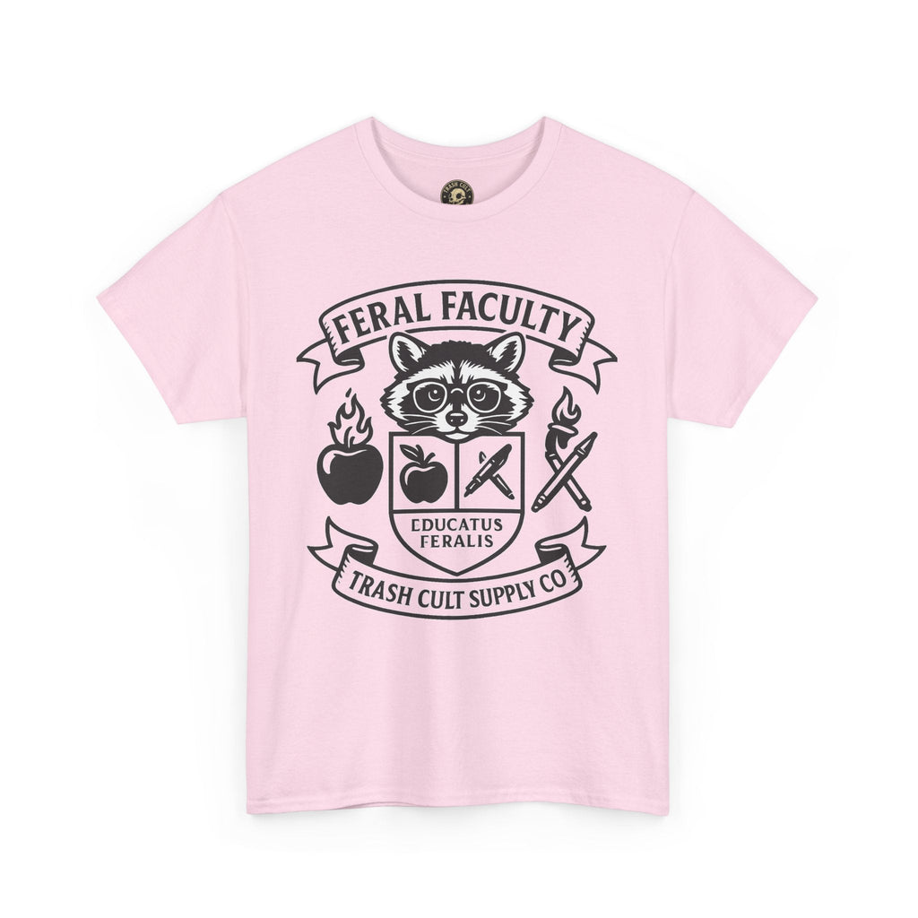 Feral Faculty Tee, Fun Teacher Shirt, Animal Lover Gift, Cool Graphic Tee, Casual Everyday Wear, Unisex Cotton T-Shirt