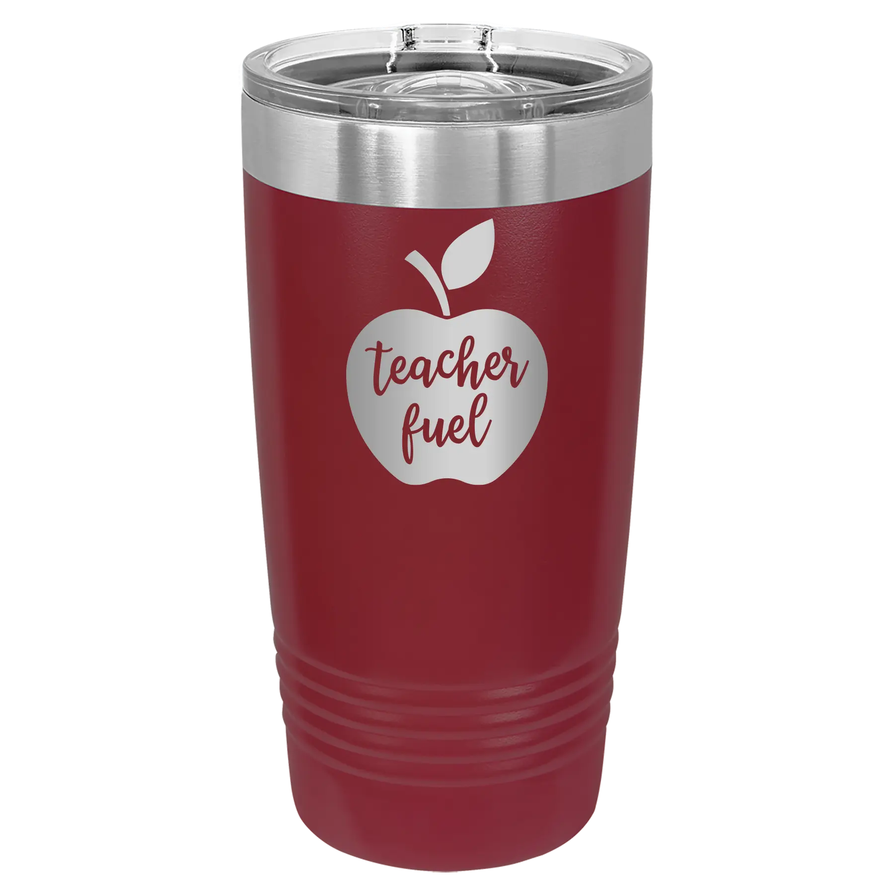 Teacher Fuel 20 oz Tumbler | Maroon