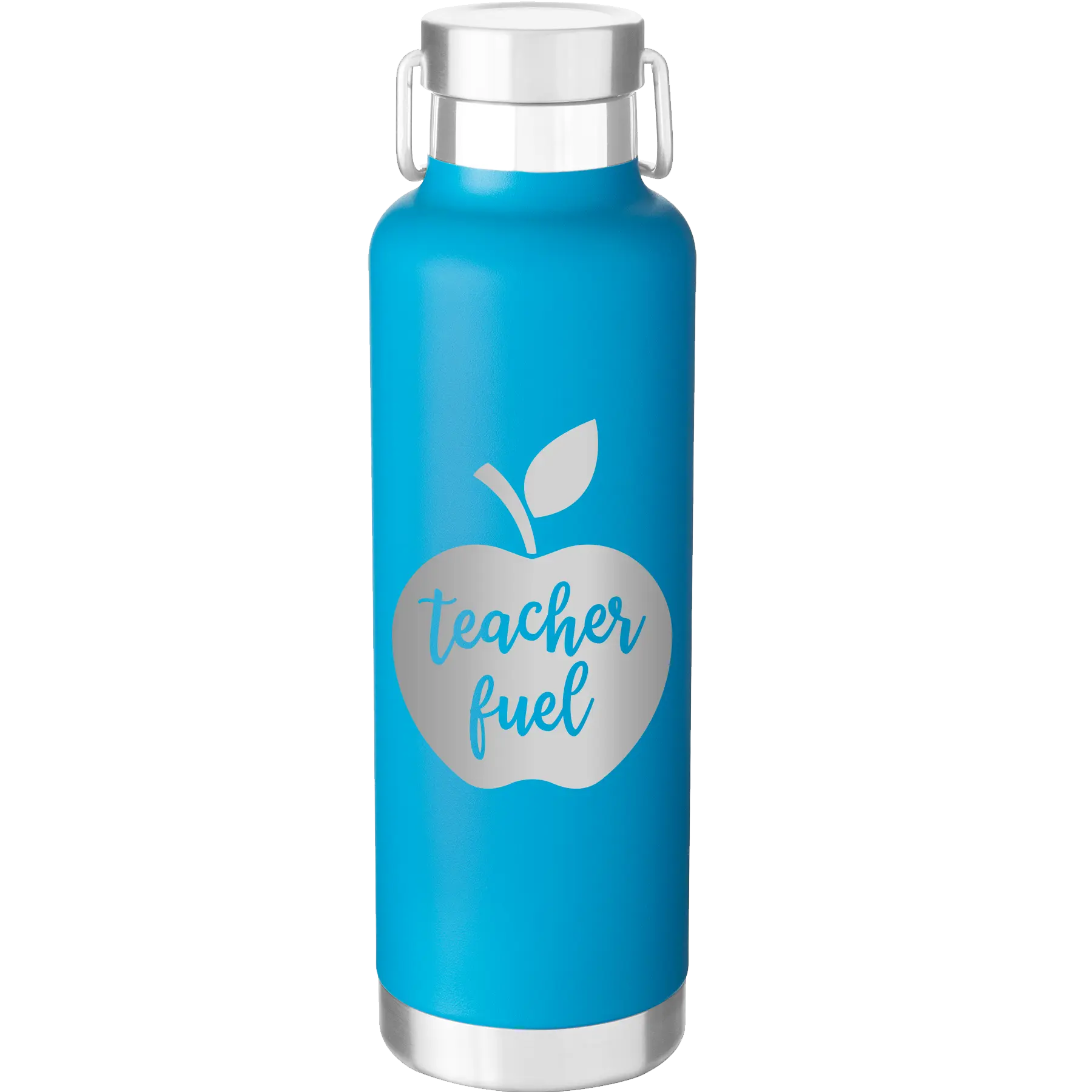 Teacher Fuel 24 oz Water Bottle | Aqua