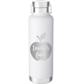 Teacher Fuel 24 oz Water Bottle | White
