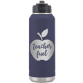 Teacher Fuel 32 oz Water Bottle | Navy