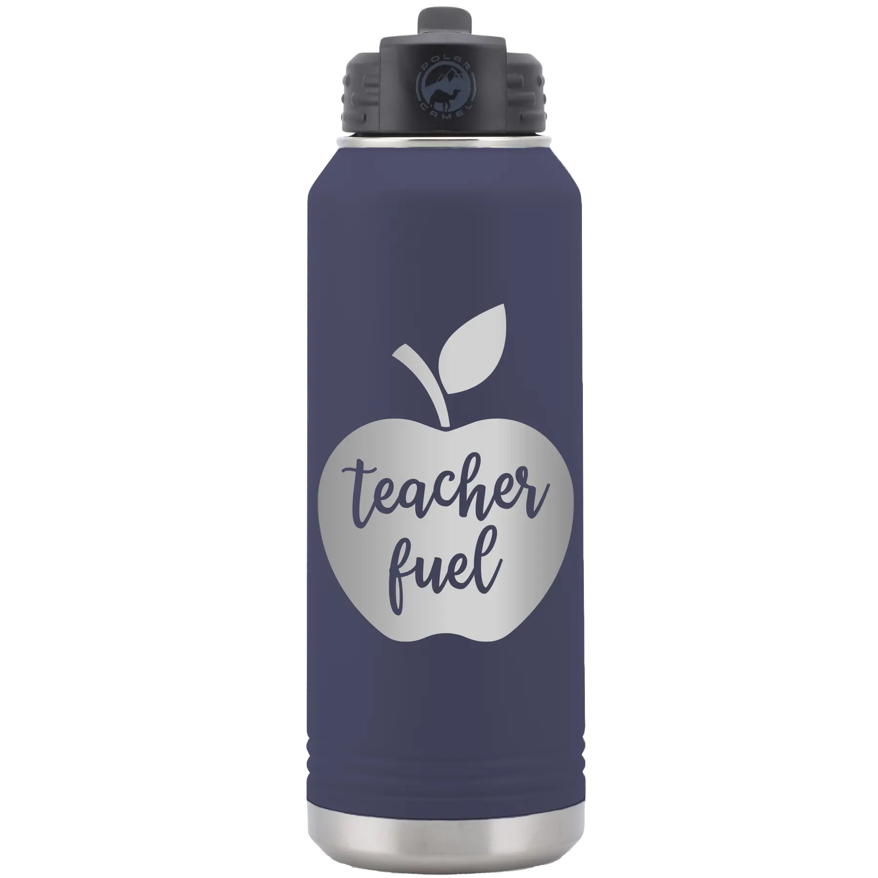Teacher Fuel 32 oz Water Bottle | Navy