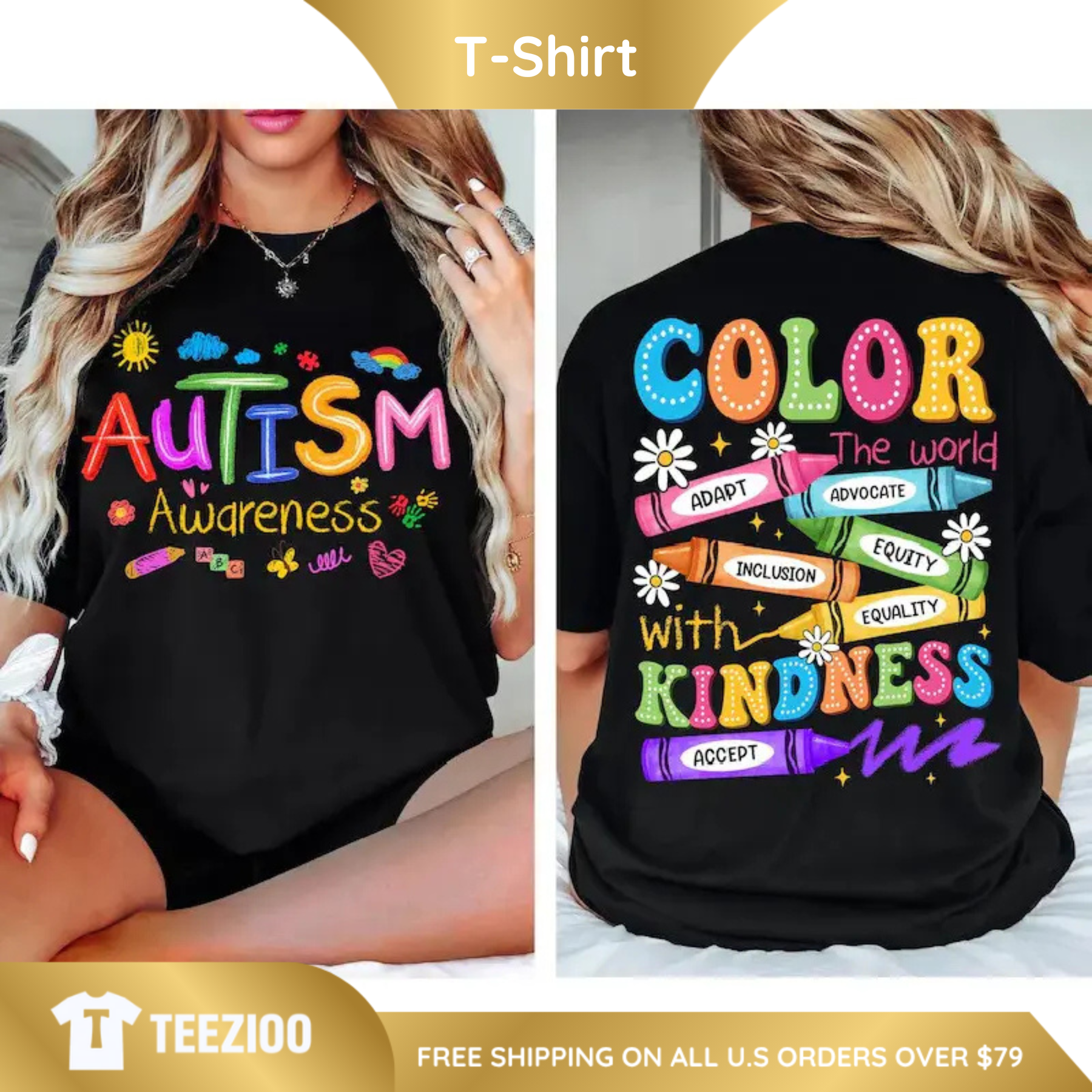 SPED Teacher "Neurodiversity" 2-Sided Graphic Shirt