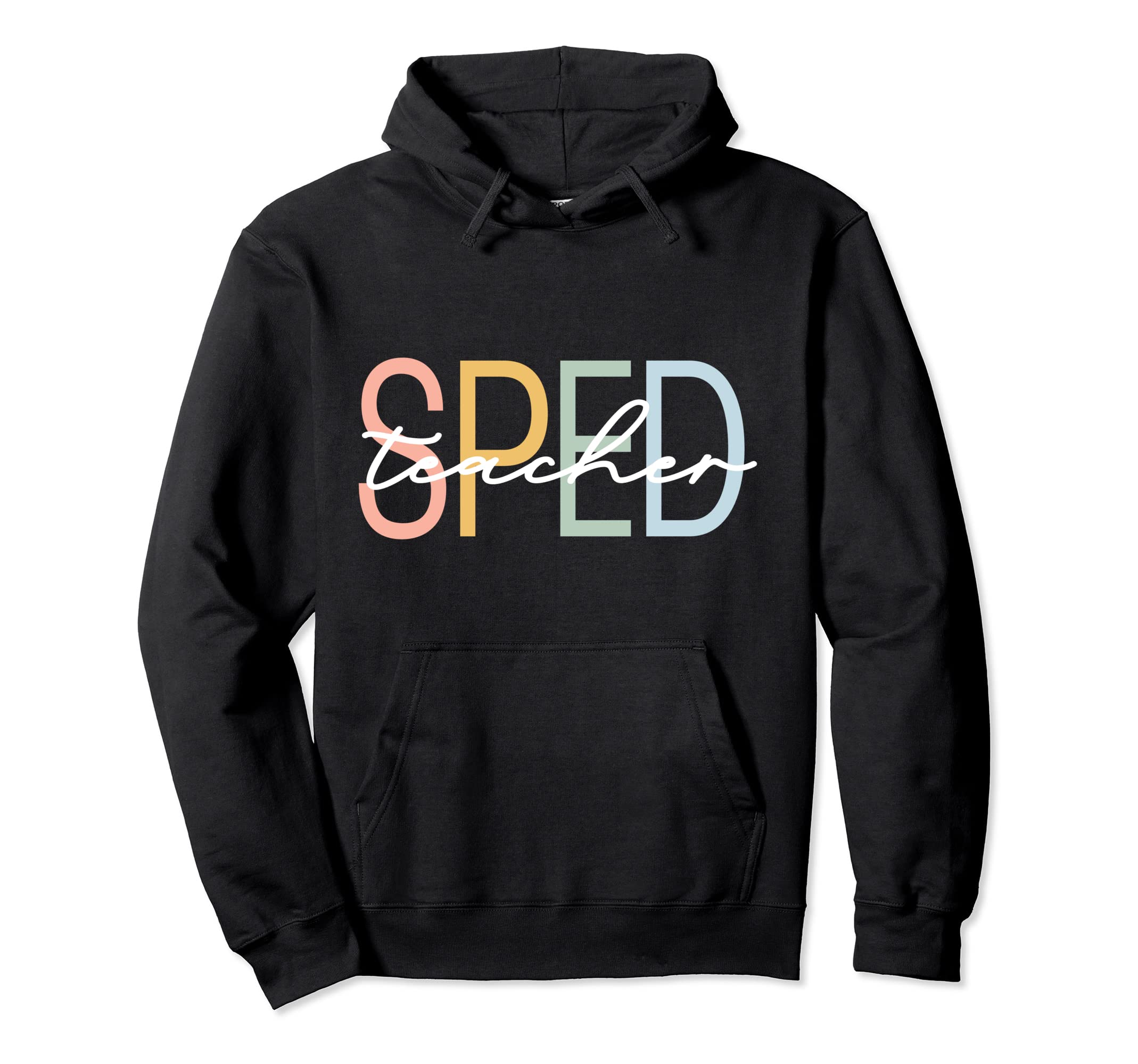 Special Education Teacher Sped Boho Hoodie - Aesthetic Graphic for Adults