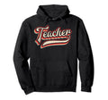70S Teacher Lecturer Rainbow Educator Hoodie - Custom Art Print for Adults