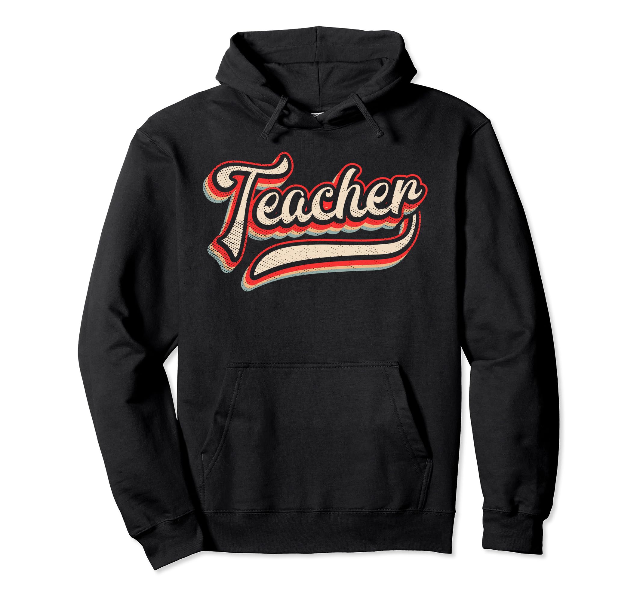 70S Teacher Lecturer Rainbow Educator Hoodie - Custom Art Print for Adults