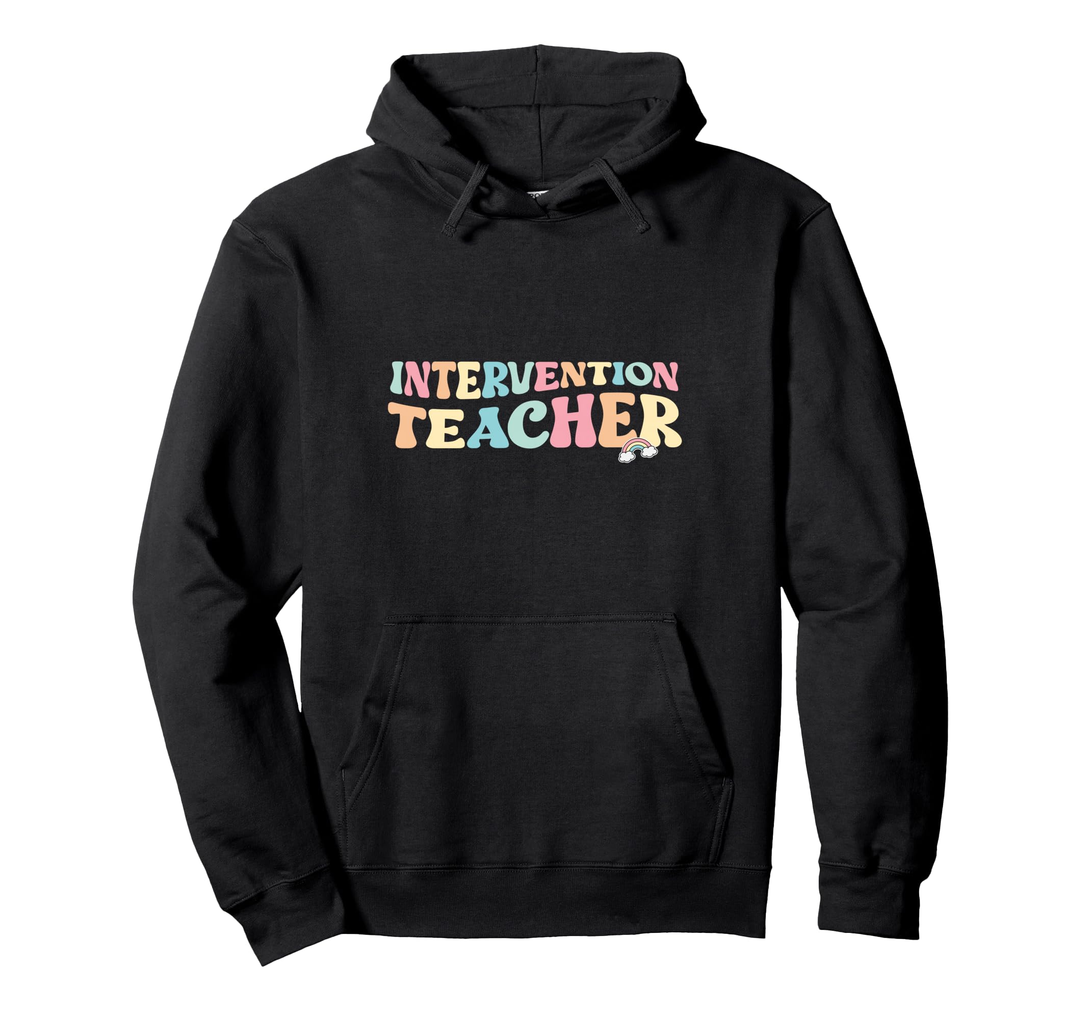 Intervention Teacher Education Groovy Hoodie - Aesthetic Graphic Men Women