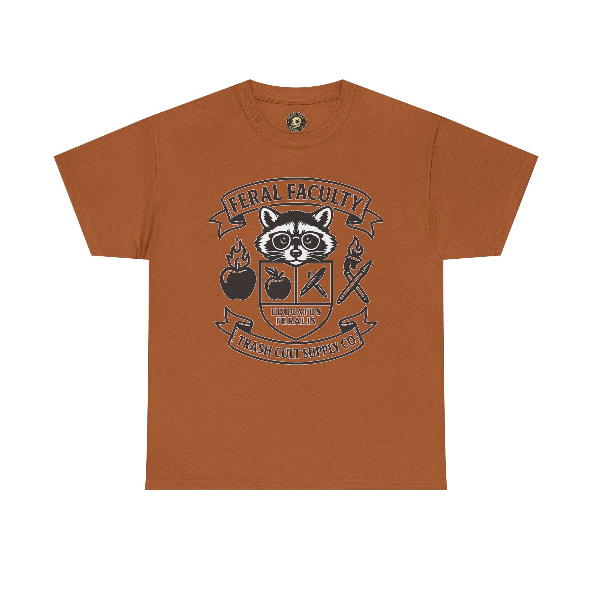 Feral Faculty Tee, Fun Teacher Shirt, Animal Lover Gift, Cool Graphic Tee, Casual Everyday Wear, Unisex Cotton T-Shirt