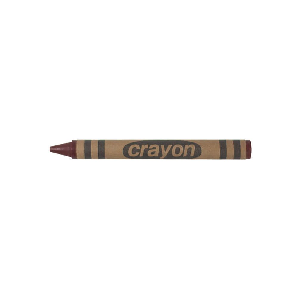 80-Pack Brown Crayons Bulk – Standard Size, Non-Toxic, Classroom & Party Supply