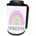 3dRose Speducator SPED Teacher Special Education School Ed... - Can Cooler Bottle Wrap (cc-369704)