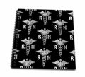 3dRose Caduceus pattern for Registered Nurses students or teachers. - Drawing Books (db_352298)