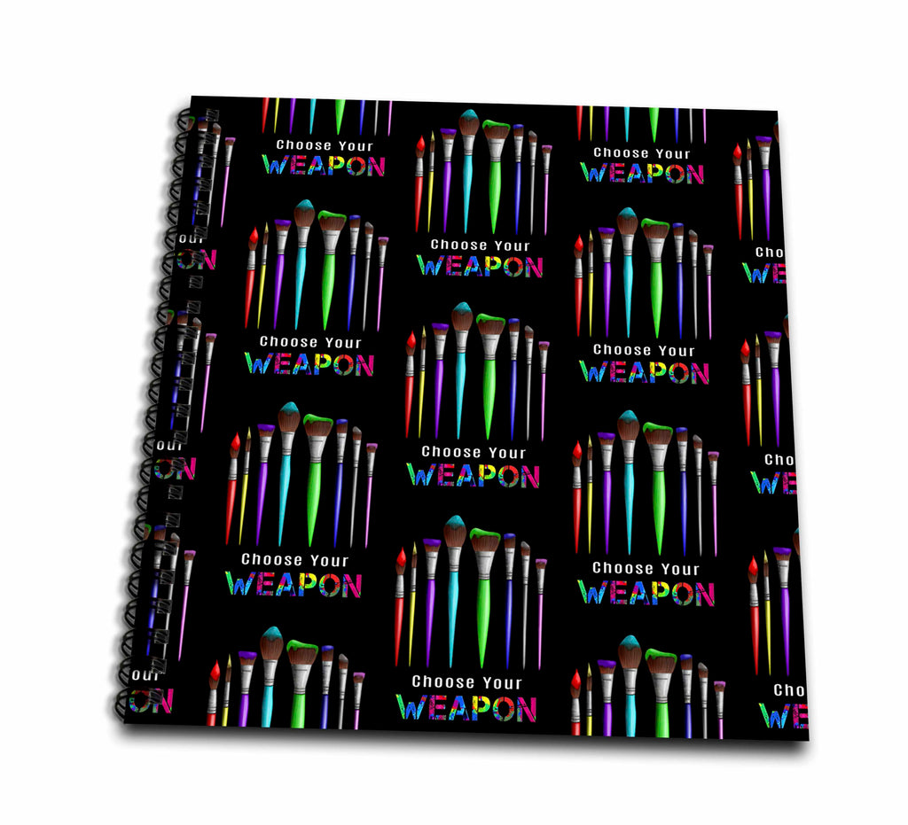 3dRose A funny art pattern for artist painter art teacher or art... - Drawing Books (db_352640)