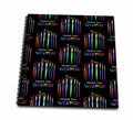 3dRose A funny art pattern for artist painter art teacher or art... - Drawing Books (db_352640)