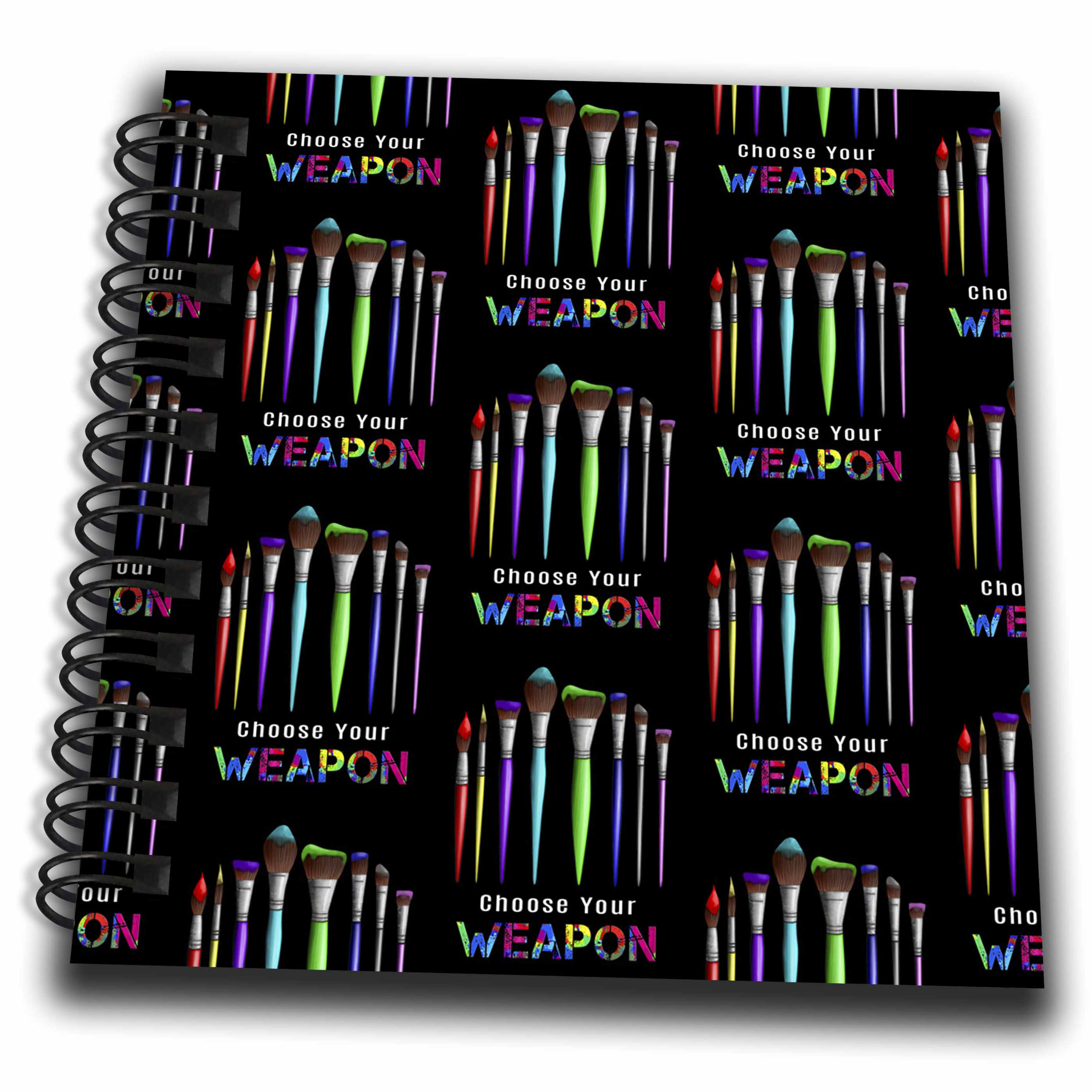 3dRose A funny art pattern for artist painter art teacher or art... - Drawing Books (db_352640)