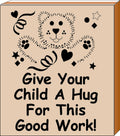 SHAPES ETC.  Teacher's Stamp - Hug