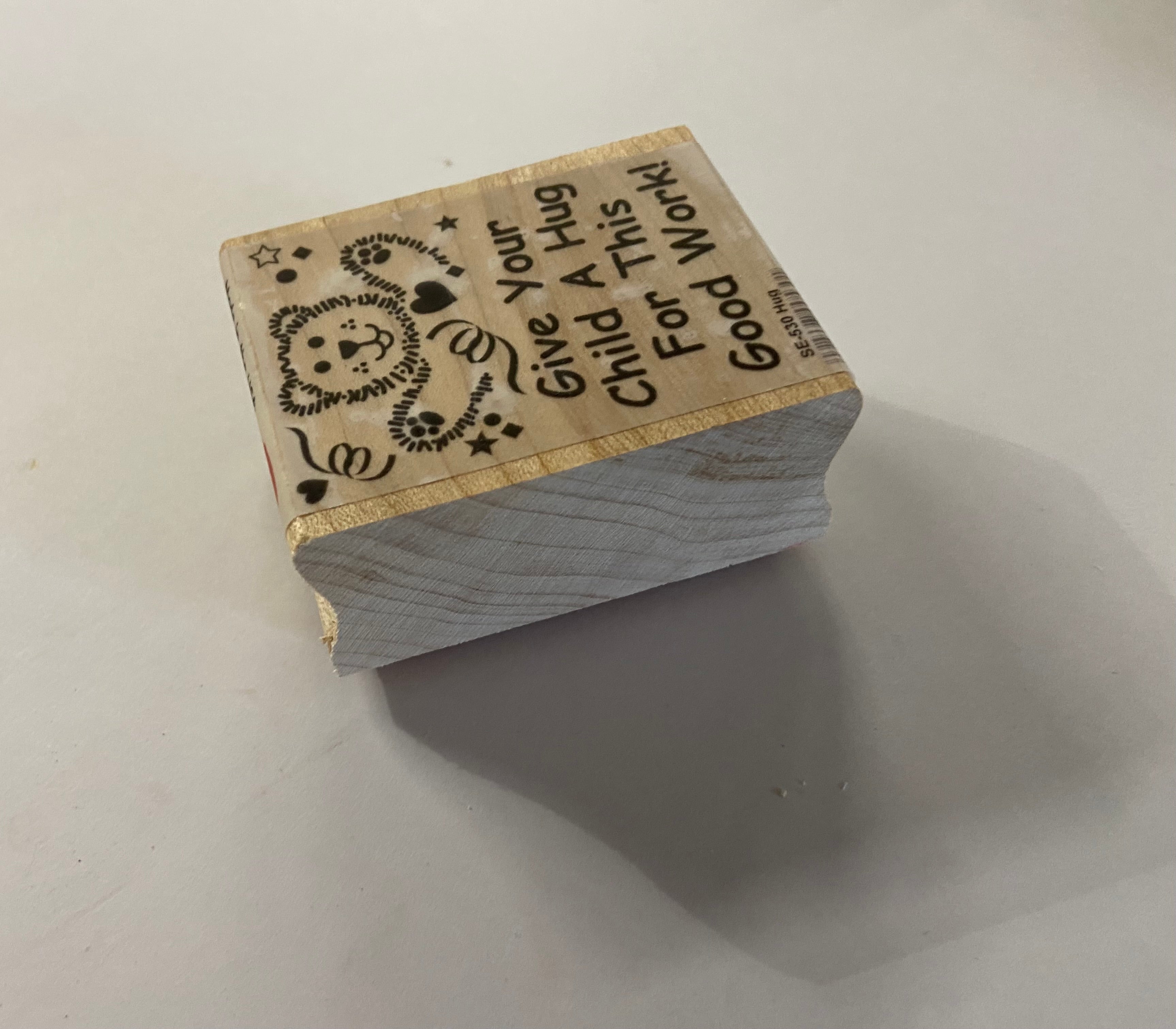 SHAPES ETC.  Teacher's Stamp - Hug