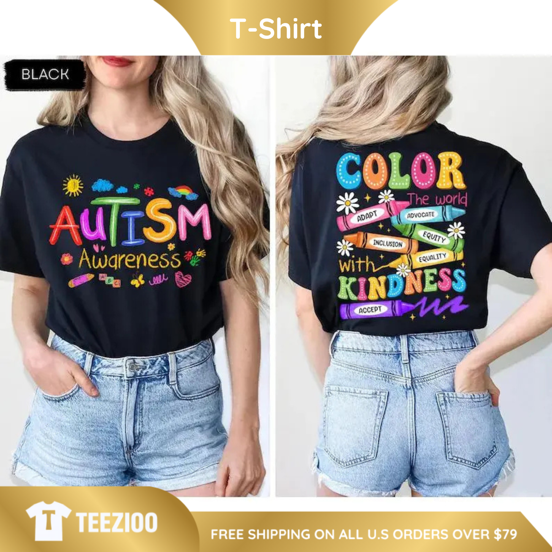 SPED Teacher "Neurodiversity" 2-Sided Graphic Shirt
