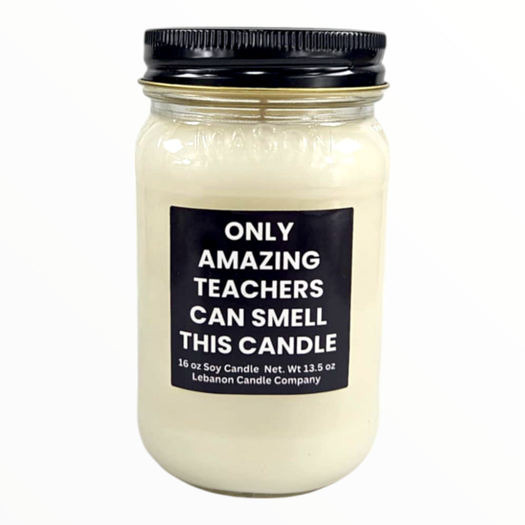 Only Amazing Teachers Funny Candle