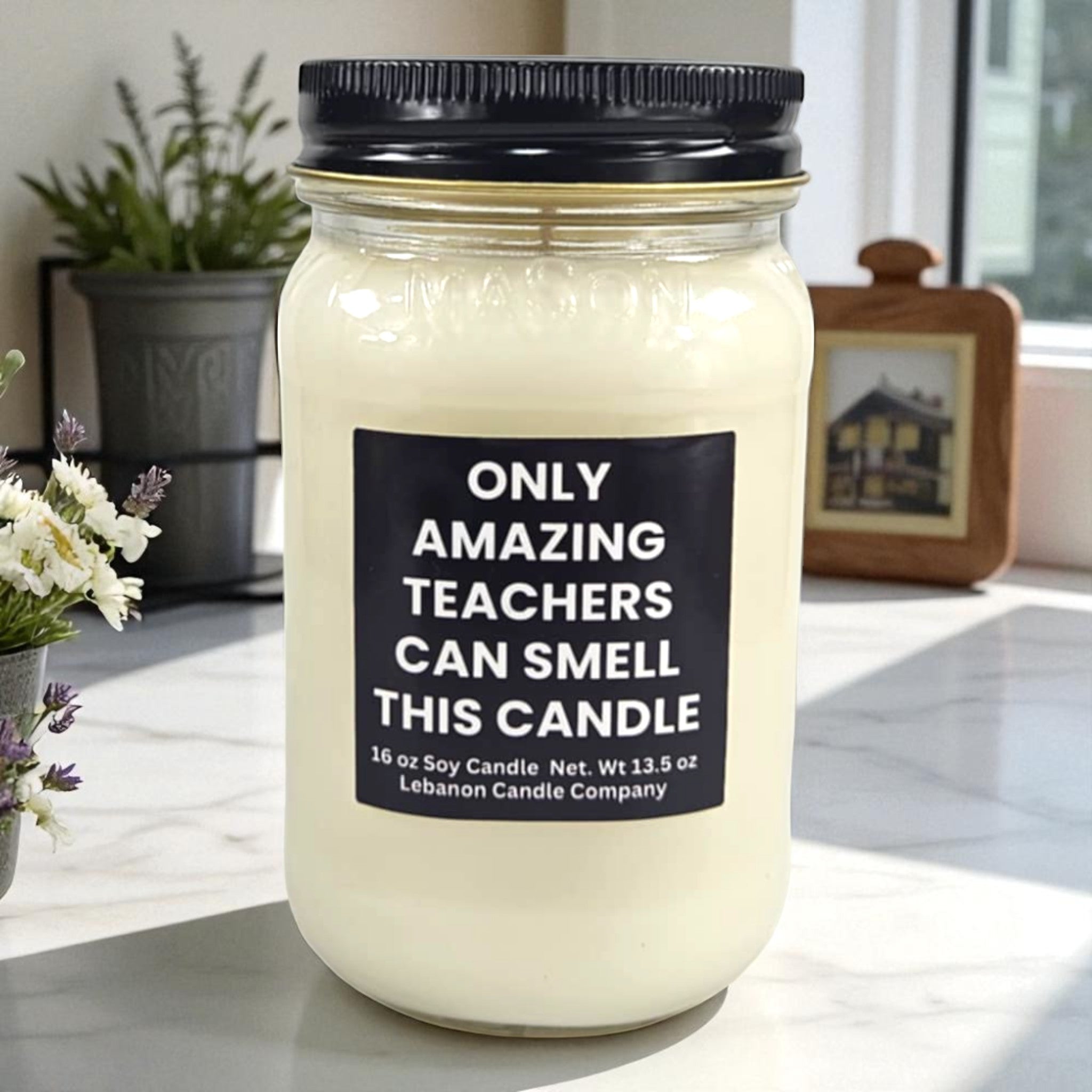 Only Amazing Teachers Funny Candle