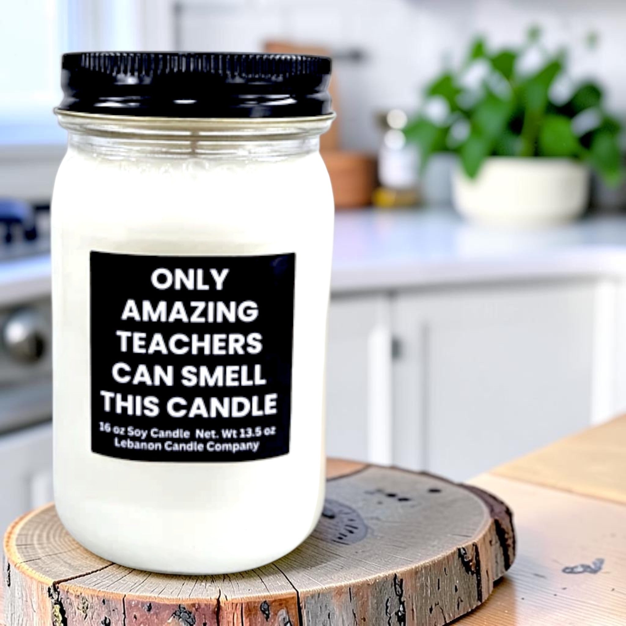 Only Amazing Teachers Funny Candle