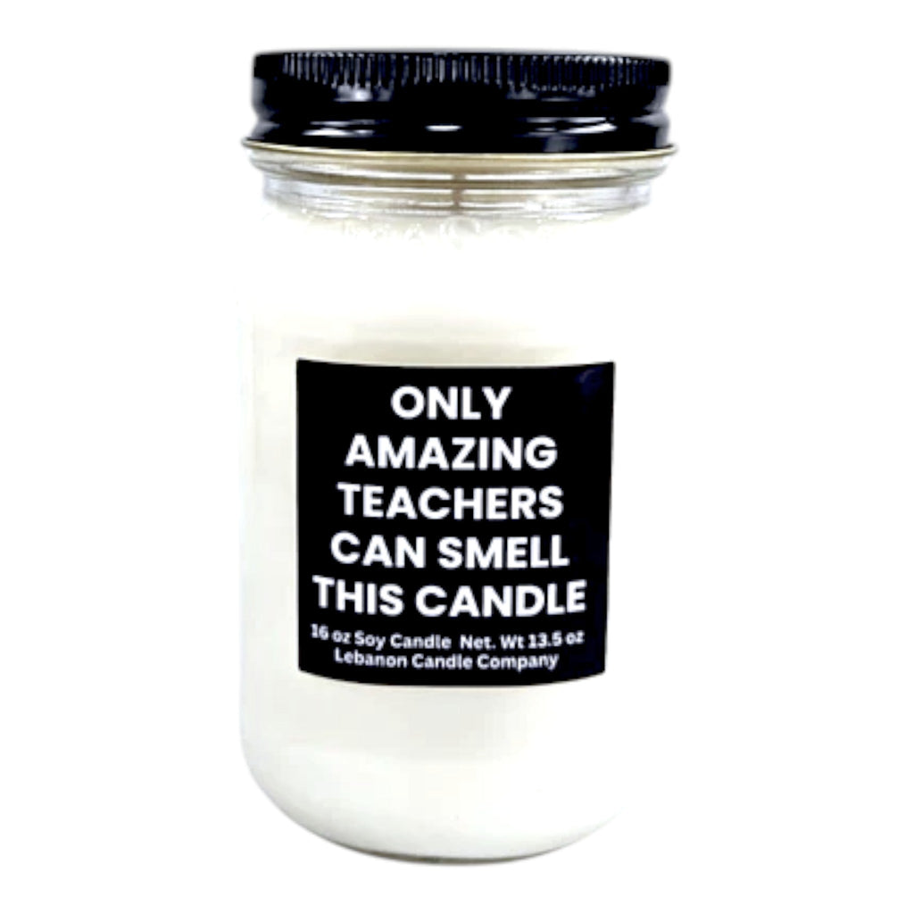 Only Amazing Teachers Funny Candle