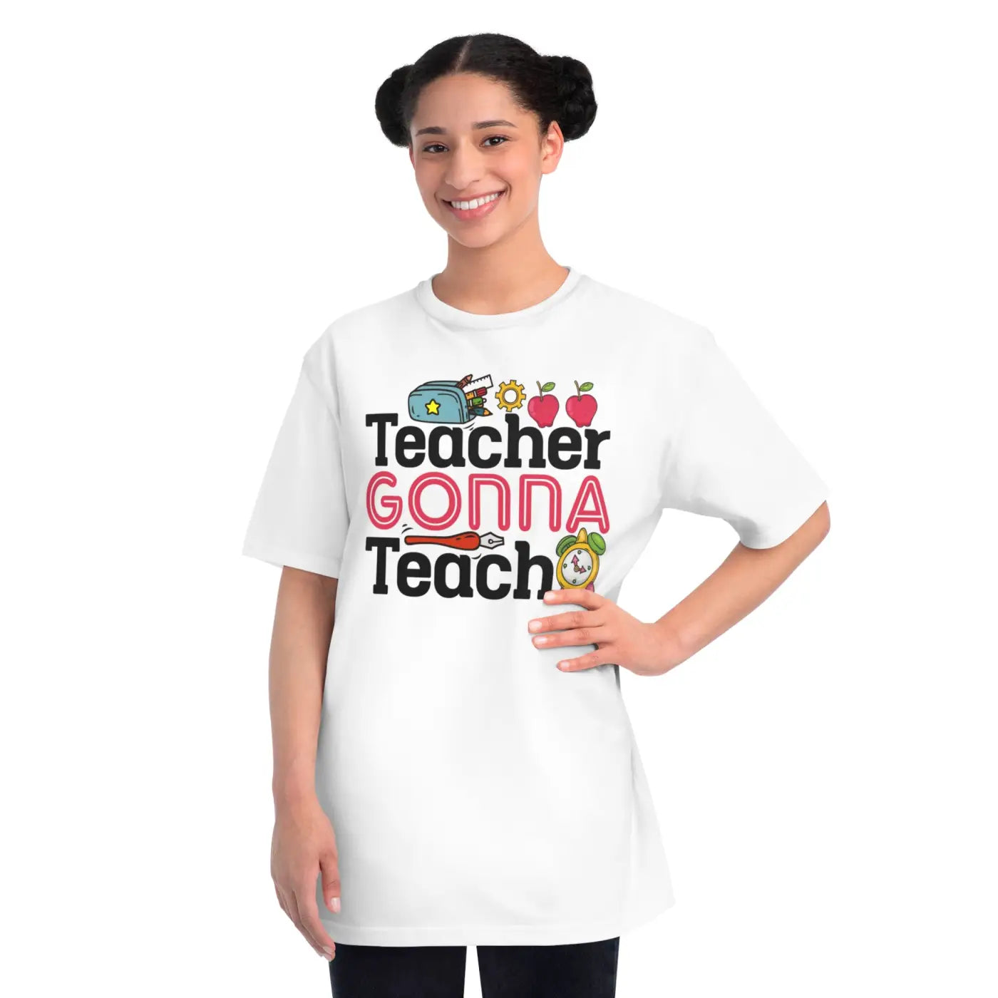 DipaliZ Teacher Gonna Teach Organic Unisex Classic t Shirt