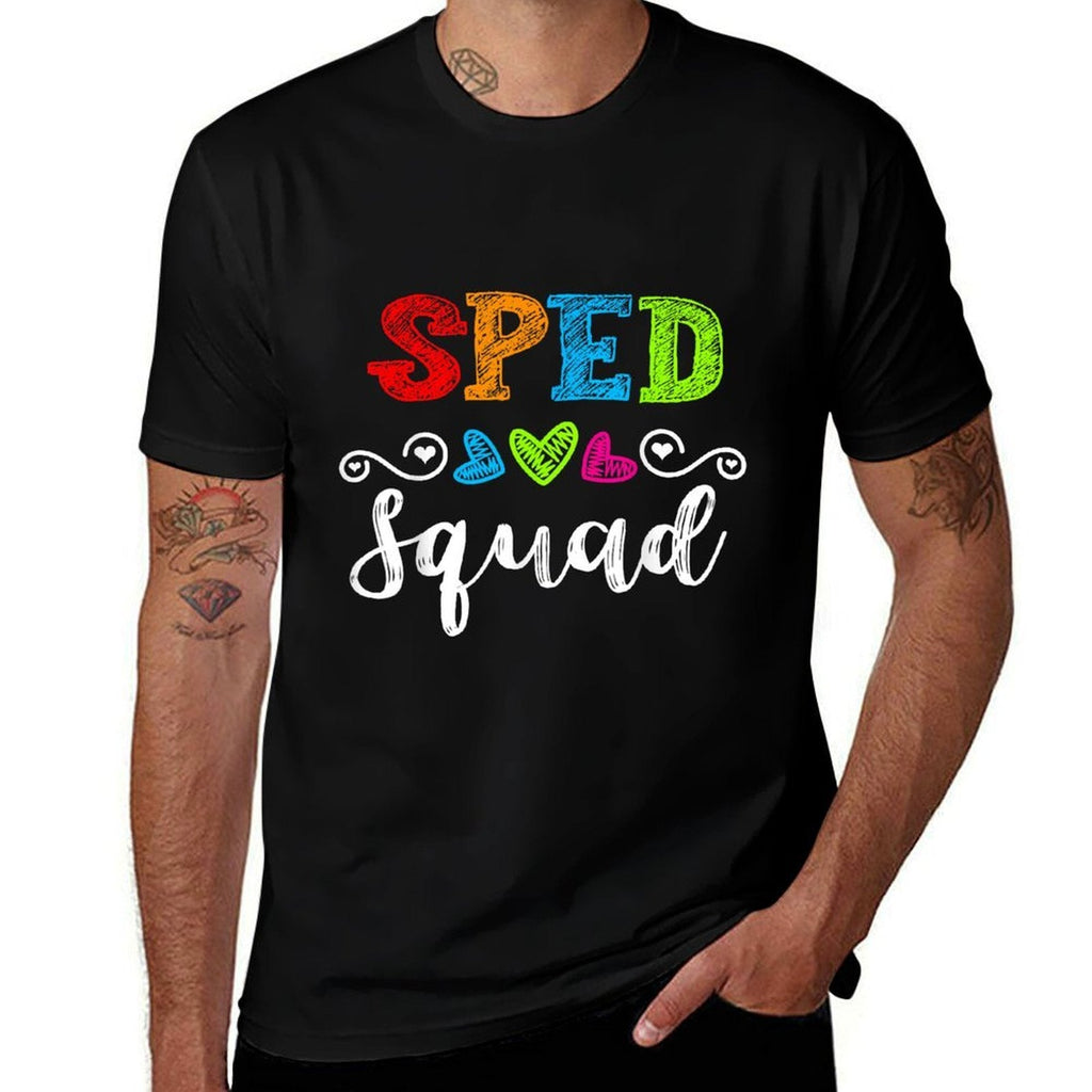 Back To School Team Gift For Special Ed Teacher Sped Squad Men Women Girls Kids  Affordable Price T-Shirt