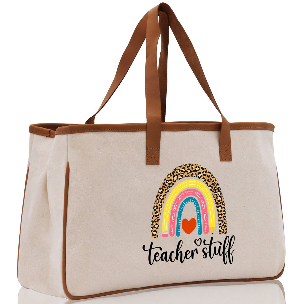 Teacher Stuff Tote Bag Teacher Bag Teacher Gift Teacher Retirement Gift Best Teacher Gifts Teacher Appreciation Gift Teacher Strong Tote Bag