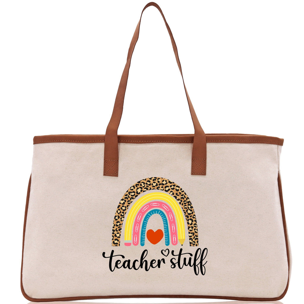 Teacher Stuff Tote Bag Teacher Bag Teacher Gift Teacher Retirement Gift Best Teacher Gifts Teacher Appreciation Gift Teacher Strong Tote Bag
