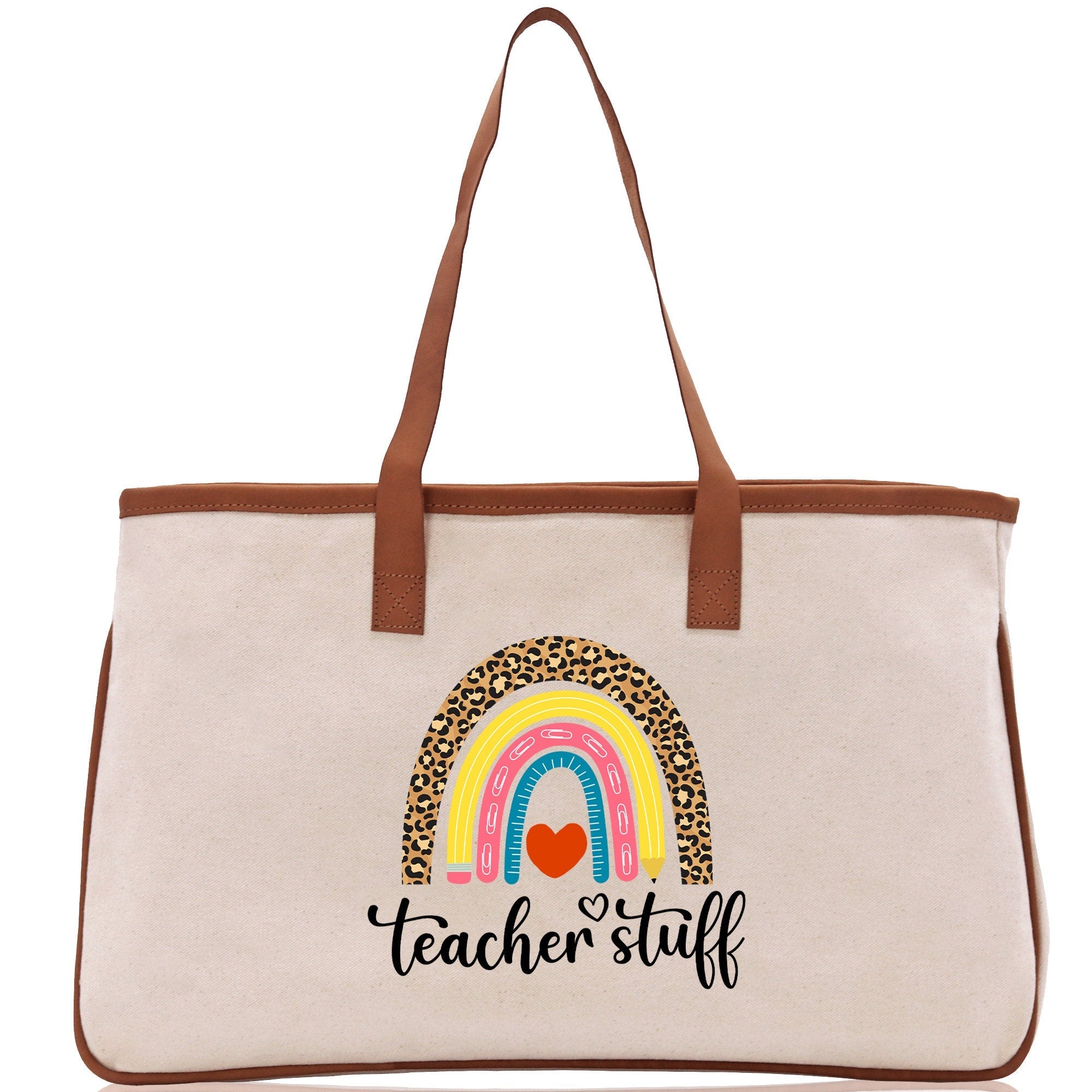 Teacher Stuff Tote Bag Teacher Bag Teacher Gift Teacher Retirement Gift Best Teacher Gifts Teacher Appreciation Gift Teacher Strong Tote Bag
