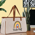 Teacher Stuff Tote Bag Teacher Bag Teacher Gift Teacher Retirement Gift Best Teacher Gifts Teacher Appreciation Gift Teacher Strong Tote Bag