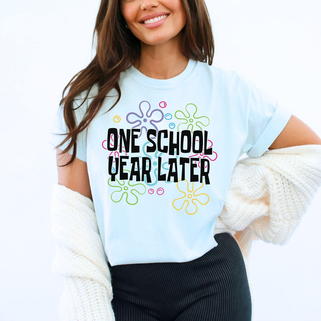 "I Survived One School Year" Teacher T-Shirt
