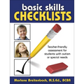 Basic Skills Checklists: Teacher-Friendly Assessment for Students with Autism or Special Needs - Spiral